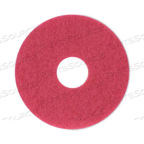 OEM#: BWK4012REDBUFFIING FLOOR PADS, 12 ДИАМЕТР, КРАСНЫЙ, 5/КОРОБКА от Boardwalk