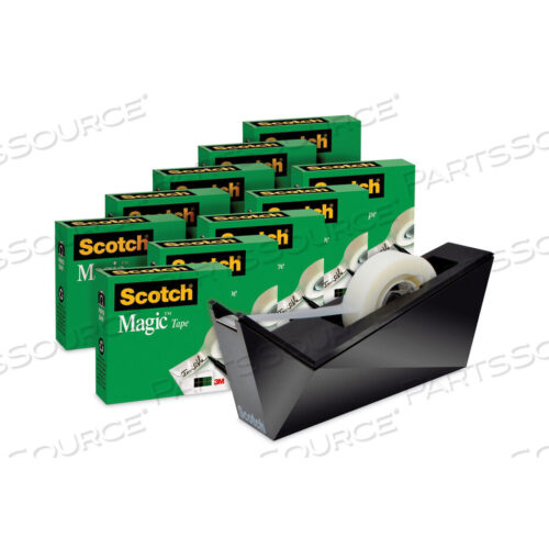 OEM#: 810K10-C17MBMAGIC TAPE DESKTOP DISPENSER VALUE PACK, 1 CORE, 0.75 X 83.33 FT, ПРОЗРАЧНЫЙ, 10/PACK от 3M Consumer