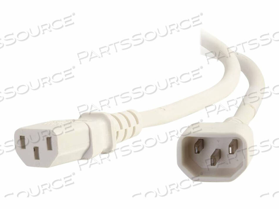 OEM#: 17527ШНУР ПИТАНИЯ, 1 ФУТ, 15 А, 250 В, IEC 320-C14 НА IEC 320-C13, БЕЛЫЙ от Legrand AV (C2G)