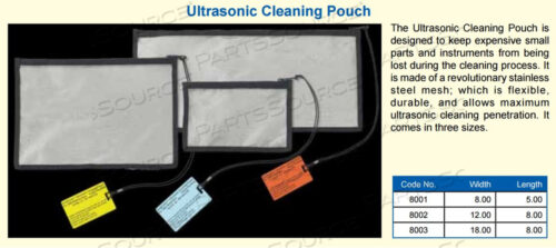 OEM#: 8001 МАЛЕНЬКИЙ МЕШОК ИЗ НЕРЖАВЕЮЩЕЙ СТАЛИ 8 X 5 от Healthmark Industries