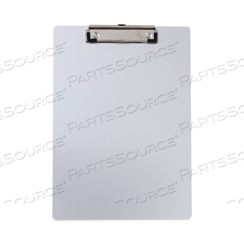 OEM#: UNV40301ALUMINUM CLIPBOARD WITH LOW PROFILE CLIP, 0.5 CLIP CAPACITY, HOLDS 8.5 X 11 SHEETS, ALUMINUM by Universal