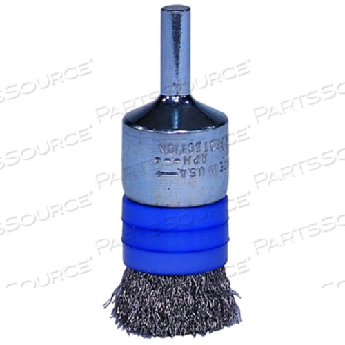 OEM#: 11110ЩЕТКА ИЗ ГОФРИРОВАННОЙ ПРОВОЛОЧНОЙ ЛЕНТОЧКИ, НЕРЖАВЕЮЩАЯ СТАЛЬ, ДИАМЕТРОМ 1/2 ДЮЙМА X ПРОВОЛОКА 0,006 ДЮЙМА, 20000 ОБ/МИН от Weiler