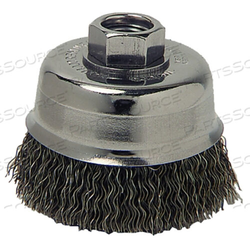 OEM#: 93723ЧАШЕЧНАЯ ЩЕТКА ИЗ ГОЛОТОЙ ПРОВОЛОКИ, ДИАМЕТР 6 ДЮЙМОВ, ОПРАВКА 5/8-11, УГЛЕРОДИСТАЯ СТАЛЬ 0,02 ДЮЙМА от Anchor