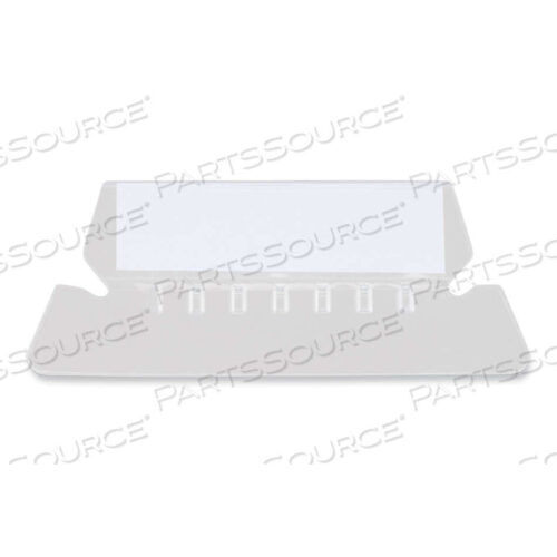 OEM#: UNV42215EEПОДВЕСНАЯ ПАПКА-ФАЙЛ С ПЛАСТИКОВЫМИ ИНДЕКСНЫМИ ЯРЛЫКАМИ, 1/5-CUT, ПРОЗРАЧНАЯ, ШИРИНА 2,25, 25 ШТ. В УПАКОВКЕ от Universal