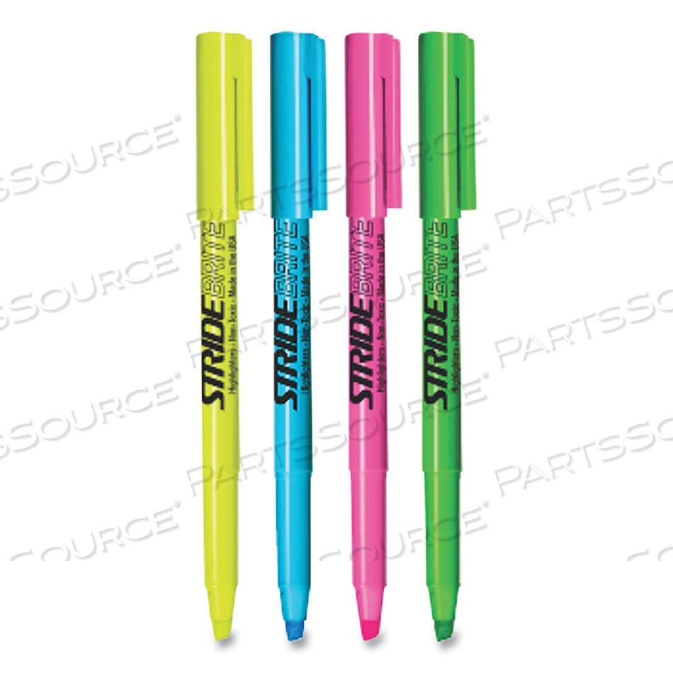 OEM#: 47024STRIDEBRITE STICK HIGHLIGHTERS, АССОРТИМЕНТ ЦВЕТОВ, КОНЧИК СТАНОК, АССОРТИМЕНТ ЦВЕТОВ КОРПУСА, 24 ШТ./УПАКОВКА от Stride
