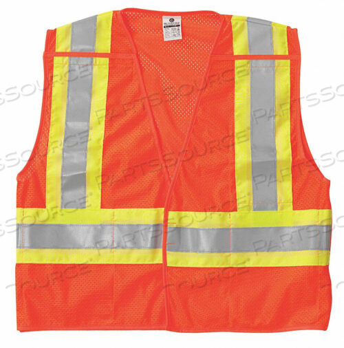 OEM#: 1176-4XBREAKAWAY HI VIS VEST CLASS 2 4XL ORANGE от ML Kishigo