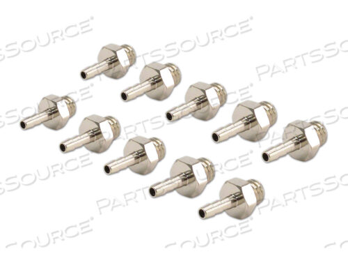 Заменяет A-dec 023-004-01ШТУЦЕР, НИКЕЛИРОВАННАЯ ЛАТУНЬ, НАРУЖНАЯ РЕЗЬБА 1/16 ДЮЙМА X #10-32