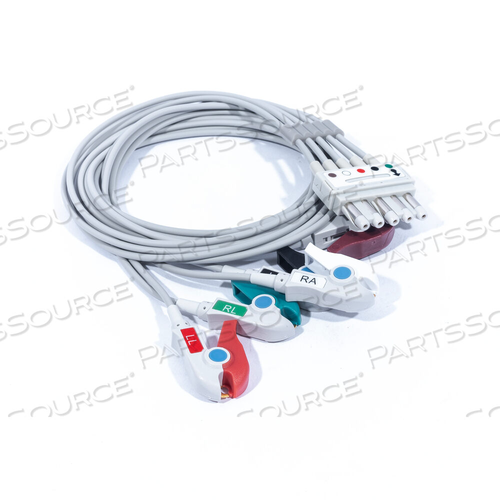 Заменяет набор отведений ЭКГ многоразового использования Spacelabs Healthcare 700-0006-375
