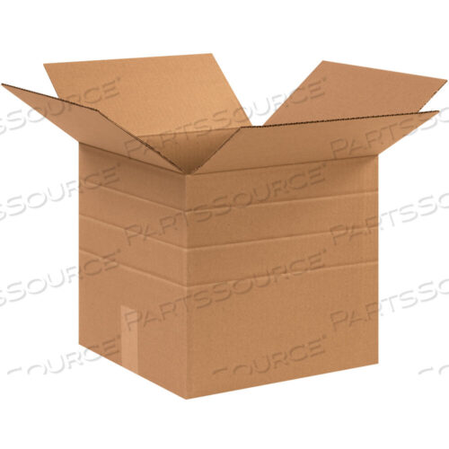 OEM#: MD121212RМНОГОГЛУБИННЫЕ ГОФРОКОРОБКИ, 12 1/2 X 12 1/2 X 12, КРАФТ, 25/ПАКЕТ от BOX Partners (Box Acquisitions, LLC)