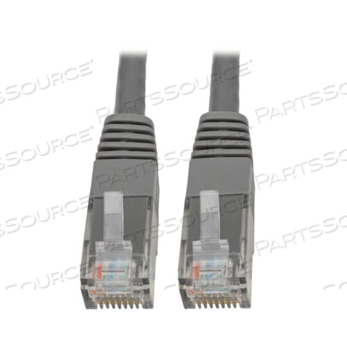 OEM#: N200-035-GYCAT6 CAT5E GIGABIT MOLDED PATCH CABLE RJ45 M/M 550MHZ GREY 35FT от Tripp Lite