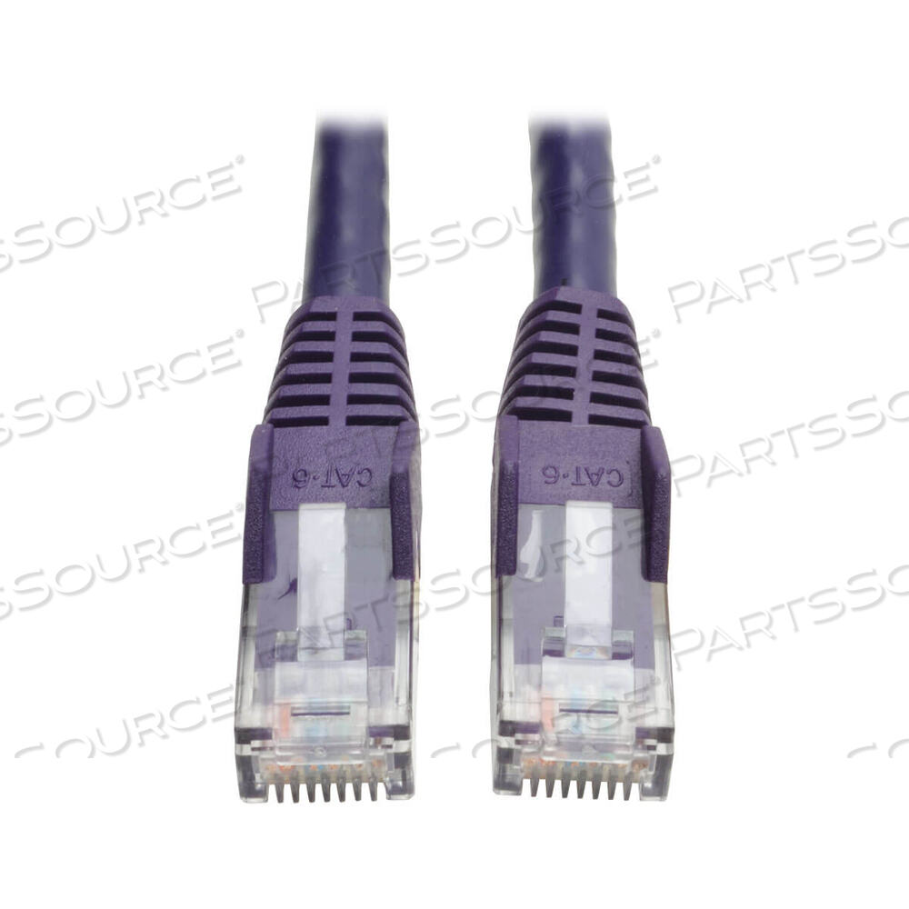 OEM#: N201-007-PUETHERNET CABLE, CAT6 GIGABIT SNAGLESS MOLDED (UTP), RJ45 M/M, PURPLE, ROUND, 7 FT by Tripp Lite