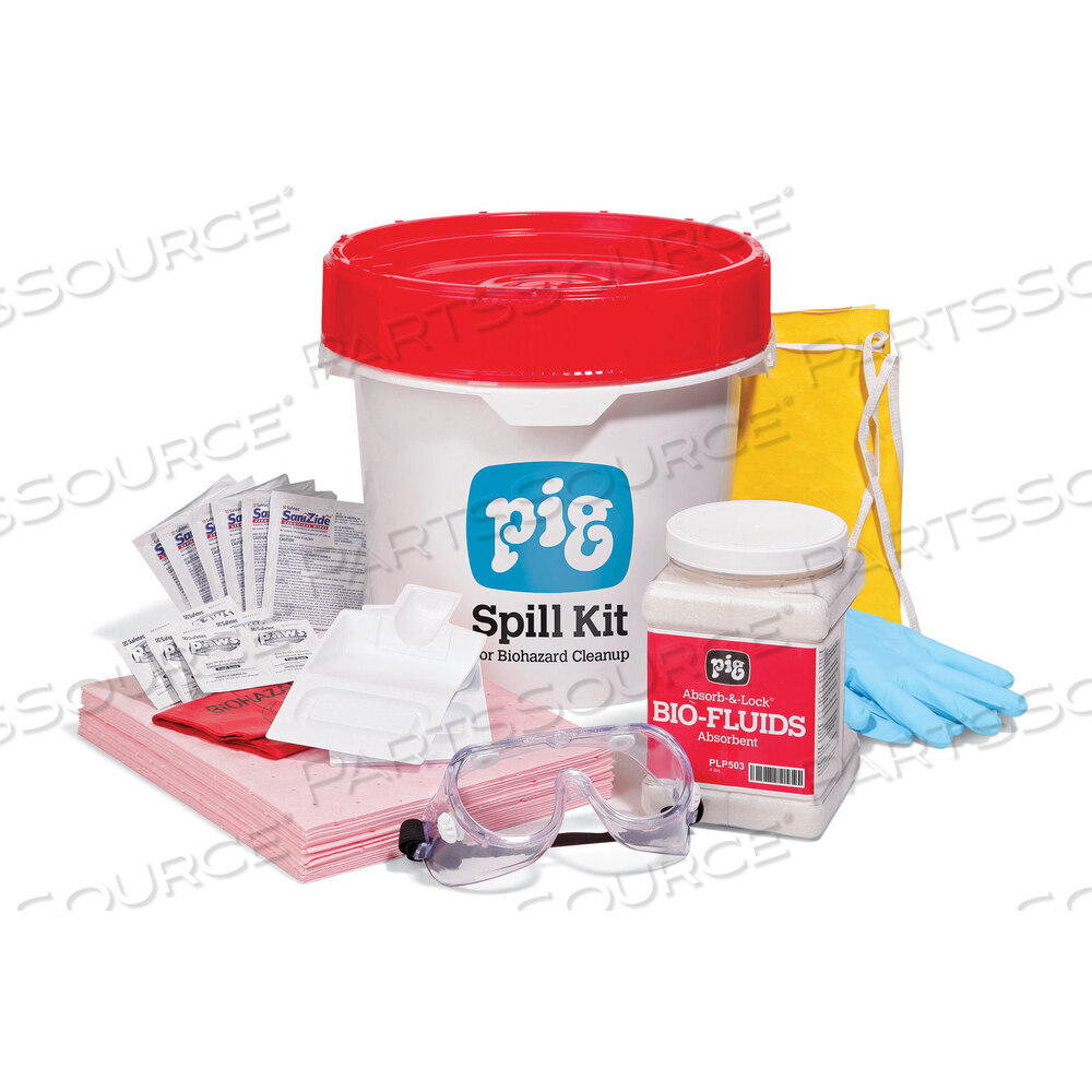 OEM#: PLS1850PIG КОМПЛЕКТ ДЛЯ УСТРАНЕНИЯ БИОЛОГИЧЕСКИХ ОПАСНЫХ ВЕЩЕСТВ от New Pig Corporation