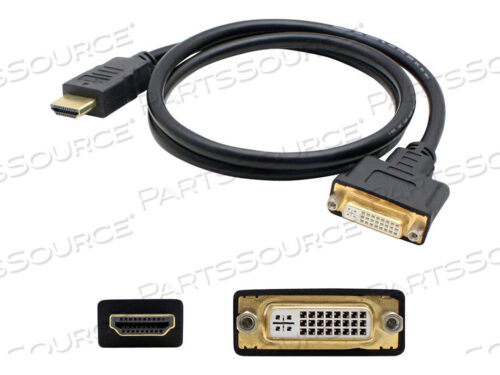 OEM#: HDMI2DVIDMF3F3FT HDMI/DVI-D M/F ЧЕРНЫЙ АДАПТЕР CBL от ADDON