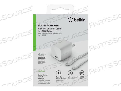 OEM#: WCH001DQ1MWH-B630W USB-C CHRG,GAN,1M,C-C CBL,WHT от Belkin