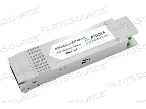 OEM#: QSFP403CLR4FIN-AXAXIOM 40GBASE-LR4L QSFP+ ПРИЕМОПЕРЕДАТЧИК - QSFP403CLR4FIN-AX от Axiom