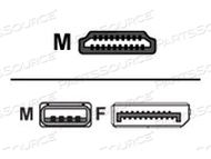 OEM#: HDMI2DPUSBADDON 8IN HDMI/DP M/F USB POWERED ЧЕРНЫЙ КАБЕЛЬ-АДАПТЕР от ADDON