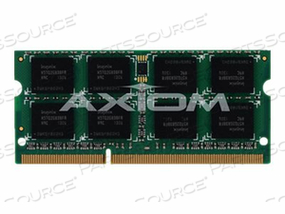 AXIOM - DDR3 - 8 ГБ - SO-DIMM 204-PIN - 1333 МГц / PC3-10600 - БЕЗ БУФЕРИЗАЦИИ - NON-ECC - ДЛЯ HP ELITEBOOK 2170, 25XX, 2760, 84XX, 85XX, 87XX, PROBOOK 4540, 6360, 64XX, 65XX