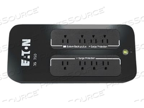 EATON 3S - ИБП - AC 120 В - 200 ВТ - 350 ВА - ВЫХОДНЫЕ РАЗЪЕМЫ: 8 - ЧЕРНЫЙ