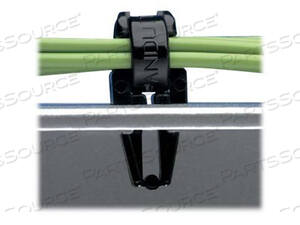 OEM#: PM2H25-M0MOUNT, ПАНЕЛЬ, 2-СТОРОННИЙ ВХОД ДЛЯ СТЯЖКИ, ОСНОВАНИЕ 0,62 ДЮЙМА ШИРИНА X 0,62 ДЮЙМА ДЛИНА, НЕЙЛОН, ЧЕРНЫЙ от Panduit