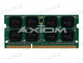 AXIOM AX - DDR3L - 8 ГБ - SO-DIMM 204-КОНТАКТНЫЙ - 1333 МГЦ / PC3L-10600 - 1,35 В - БЕЗ БУФЕРИЗАЦИИ - NON-ECC - ДЛЯ PANASONIC TOUGHBOOK 53, 53 STANDARD, 53 TOUCHSCREEN