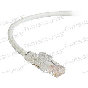 БЛОКИРУЕМЫЙ КОММУТАЦИОННЫЙ КАБЕЛЬ, 5,4 ММ, КАБЕЛЬ 24 AWG, ПВХ, БЕЛЫЙ, СЕТЕВОЙ РАЗЪЕМ RJ-45, СЕТЕВОЙ РАЗЪЕМ RJ-45, CAT-5E, СООТВЕТСТВУЕТ ETL, ANSI/TIA-568-C.2, UL