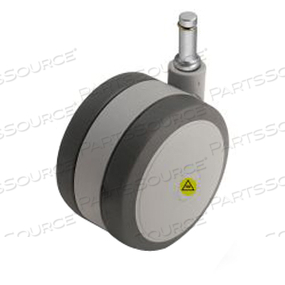 ПОВОРОТНЫЙ РОЛИК, ДИАМЕТР 60 ММ, ТЕРМОПЛАСТИЧНЫЙ ЭЛАСТОМЕР, 2-5/8 ДЮЙМА