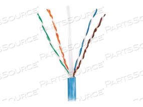 TX6000, КАБЕЛЬ В ОБЪЕМЕ, 1000 ФУТОВ, 0,2 ДЮЙМА, UTP, CAT 6, IEEE 802.3AF/IEEE 802.3AT, CMP, ВНУТРЕННИЙ, ПЛЕНУМ, ОДНОТОННЫЙ, СИНИЙ, (КОЛ-ВО В УПАКОВКЕ: 1000)