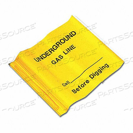 OEM#: 4521YBK509-200MARKING FLAG YELLOW GAS LINE PVC PK100 by Presco