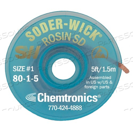 OEM#: 80-1-5SODER-WICK ROSIN от Chemtronics