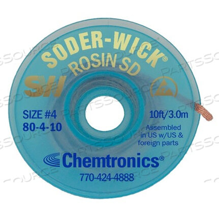 OEM#: 80-4-10SODER-WICK ROSIN от Chemtronics