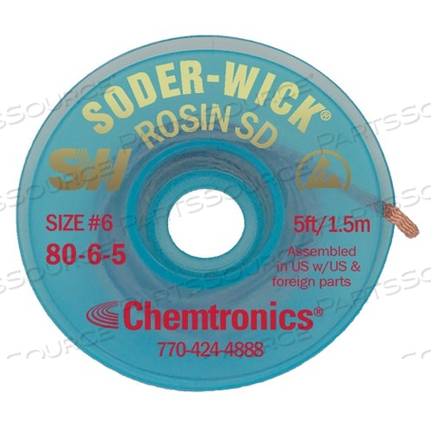 OEM#: 80-6-5SODER-WICK ROSIN от Chemtronics