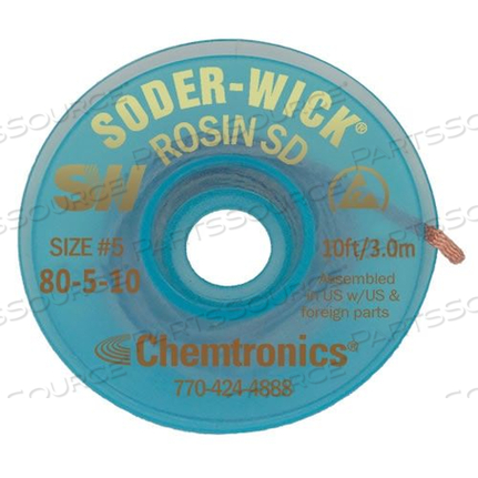 OEM#: 80-5-10SODER-WICK ROSIN от Chemtronics