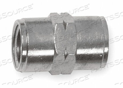OEM#: 82300N-04МУФТА ИЗ НИКЕЛИРОВАННОЙ ЛАТУНИ 1/4 ДЮЙМА от Alpha Fittings