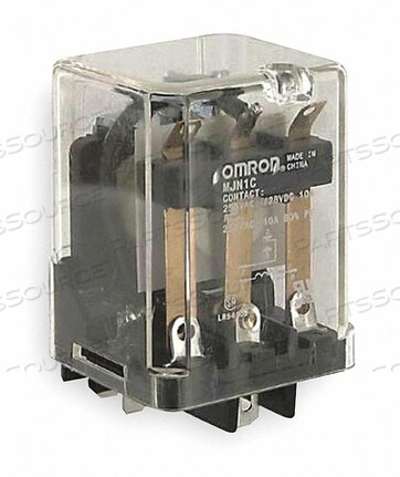 OEM#: MJN1C-DC24H8004 РЕЛЕ ГЕНЕРАТОРА 5-КОНТАКТНОЕ КВАДРАТНОЕ 24 В ПОСТОЯННОГО ТОКА от Omron - Electronic Division