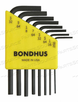 OEM#: 12232SET 8 HEX L-WRENCHES - SHORT от Bondhus