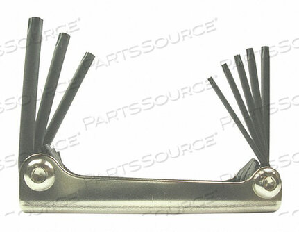OEM#: 14532SET 8 STAR METAL HANDLE FOLD-UP TOOLS by Bondhus