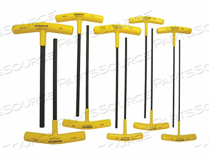 OEM#: 15338SET 10 HEX T-HANDLES 9 LENGTH от Bondhus