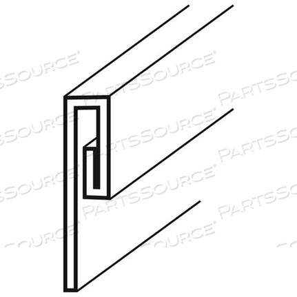 Заменяет AllPoints Foodservice 266158CAP STRIP (7 футов, нерж. сталь)
