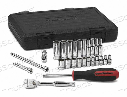 OEM#: 80313SET SKT SAE 1/4DR 12PT 26PC от Gearwrench