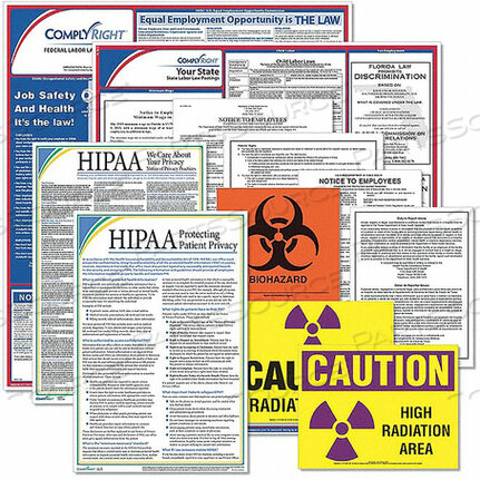 OEM#: EHGAULABOR LAW ПЛАКАТ HEALTHCARE LABORATORY GA от Complyright