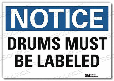 OEM#: U5-1160-RD_7X5ЗНАК ОБЪЯВЛЕНИЯ 5 X 7 ВИНИЛОВЫЙ от Lyle Signs Inc.