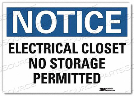 OEM#: U5-1168-RD_14X10NOTICESIGN REFLCSELFADHVINYL 14INWX10INH от Lyle Signs Inc.