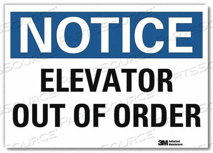 OEM#: U5-1173-RD_10X7ЗНАК ОБЪЯВЛЕНИЯ 7 X 10 ВИНИЛОВЫЙ от Lyle Signs Inc.