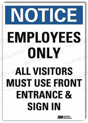 OEM#: U5-1192-RD_7X10NOTICESIGN REFLECSELFADHVINYL 7INWX10INH от Lyle Signs Inc.