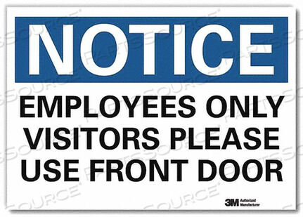 OEM#: U5-1195-RD_10X7NOTICESIGN REFLECSELFADHVINYL 10INWX7INH от Lyle Signs Inc.