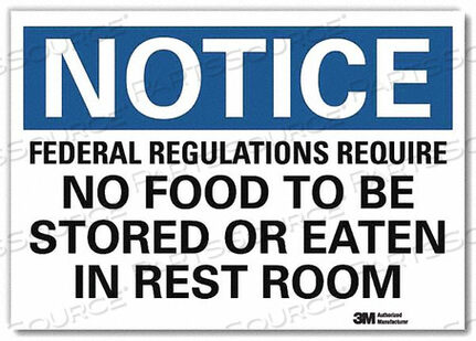 OEM#: U5-1218-RD_10X7ЗНАК ОБЪЯВЛЕНИЯ 7 X 10 ВИНИЛОВЫЙ от Lyle Signs Inc.