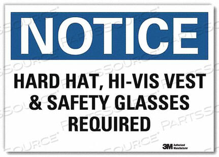 OEM#: U5-1253-RD_10X7NOTICESIGN REFLECSELFADHVINYL 10INWX7INH от Lyle Signs Inc.