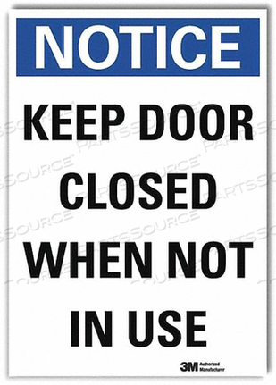 OEM#: U5-1288-RD_10X14ЗНАК ОБЪЯВЛЕНИЯ 14 X 10 ВИНИЛОВЫЙ от Lyle Signs Inc.