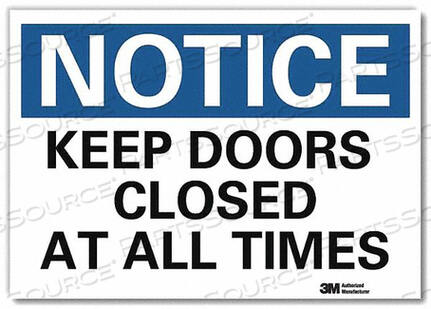 OEM#: U5-1289-RD_7X5ЗНАК ОБЪЯВЛЕНИЯ 5 X 7 ВИНИЛОВЫЙ от Lyle Signs Inc.