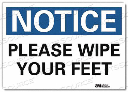 OEM#: U5-1457-RD_14X10ЗНАК ОБЪЯВЛЕНИЯ 10 X 14 ВИНИЛОВЫЙ от Lyle Signs Inc.